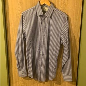 Ted Baker London 16.5 purple dress shirt